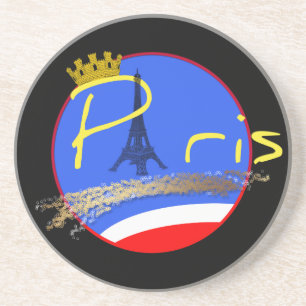Paris com a Porta copos redonda da Torre Eiffel Cr