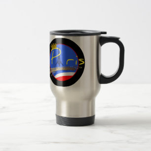 Paris com Caneca de viagem da Coroa