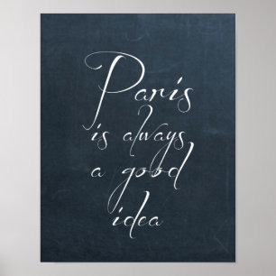 Paris É Sempre Um Bom Poster De Ideia