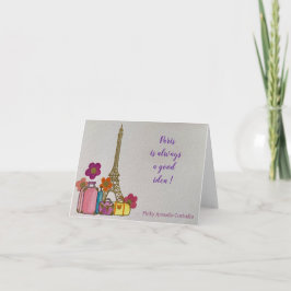 Paris é sempre um cartão de nota de boa ideia