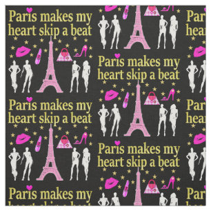 PARIS FAZ DO MEU CORAÇÃO ESPALHAR UM TECIDO BEAT
