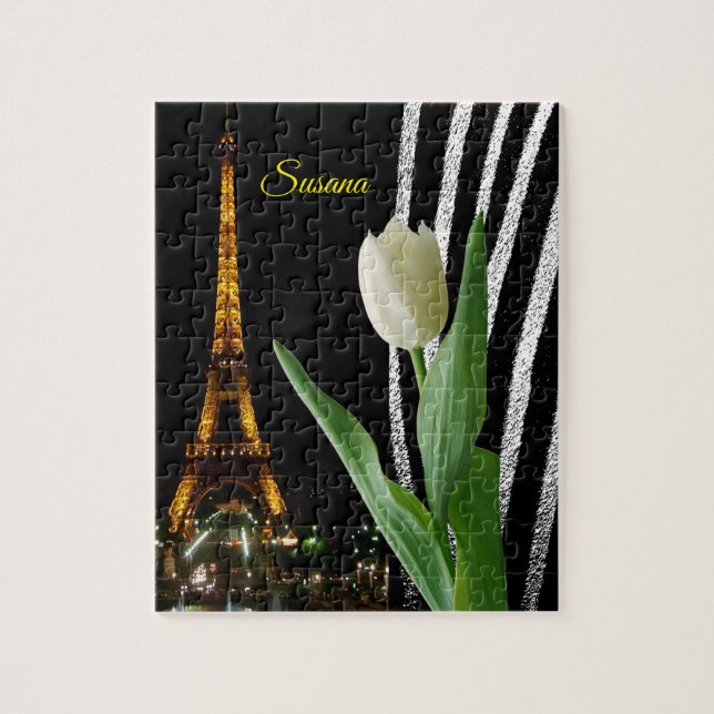 Paris França Decorative Jigsee Quebra-cabeça (Vertical)