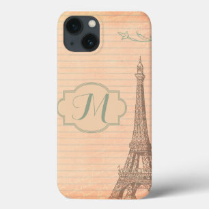 Paris França Eiffel Tower Monograma IPAD Mini Caso