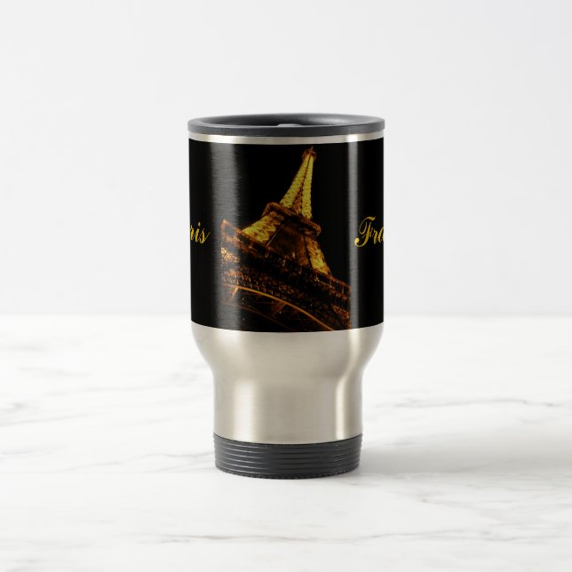 Paris, França, Torre Eiffel, Caneca de Viagem (Centro)