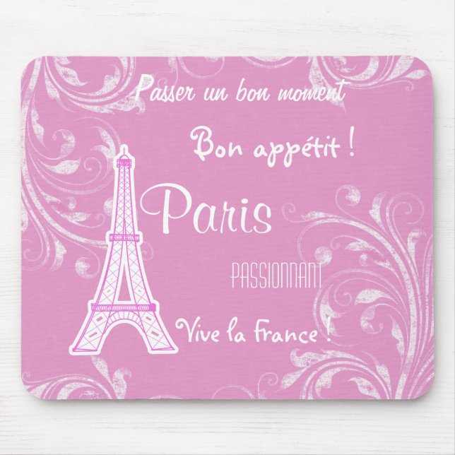 Paris France Mousepads (Frente)