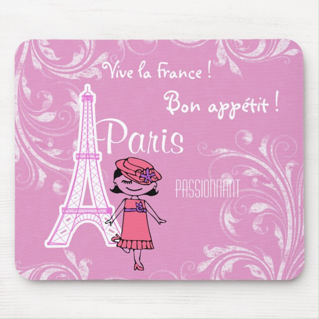 Paris France Mousepads (Frente)