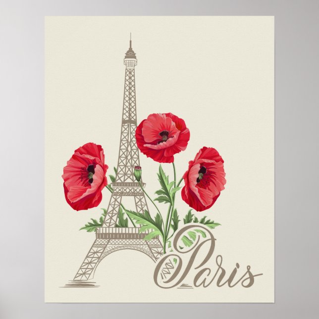 Paris France poster (Frente)