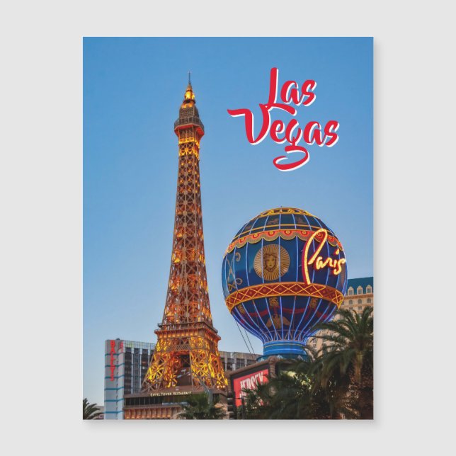 Paris Las Vegas no Pok Magnetic Card (Frente)
