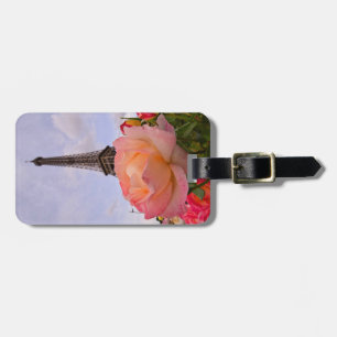 Paris na Primavera - Etiqueta de Bagagem