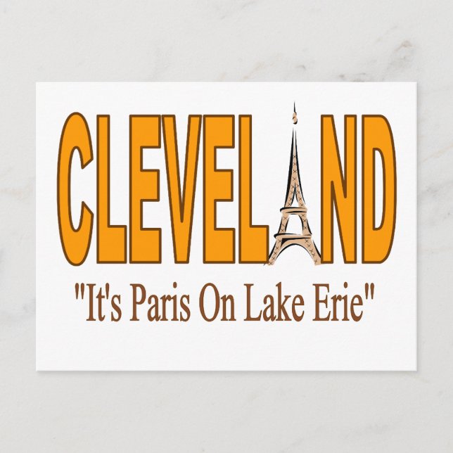 Paris no cartão do Lago Erie (Frente)