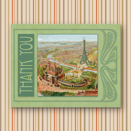 Paris Nouveau Obrigado Cartão Postal