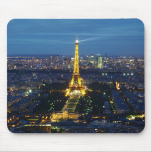 Paris pelo mousepad da noite