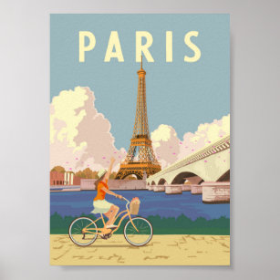 Paris - Poster de Viagens vintage