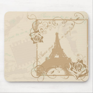 Paris retro Mousepad