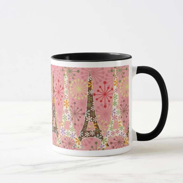 Paris Sparkling na caneca cor-de-rosa (Direita)