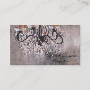 Park Avenue Chandelier ~ Cartão de visita Chic