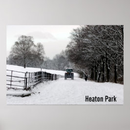 Parque Heaton em Snow Poster