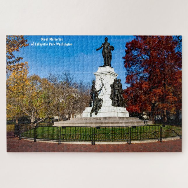 Parque Lafayette Washington DC. Quebra-cabeça (Horizontal)
