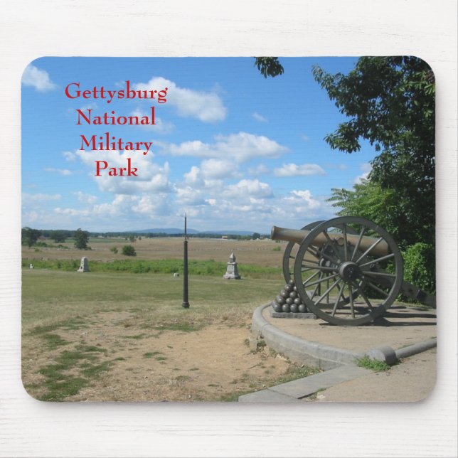 Parque militar nacional Mousepad de Gettysburg (Frente)