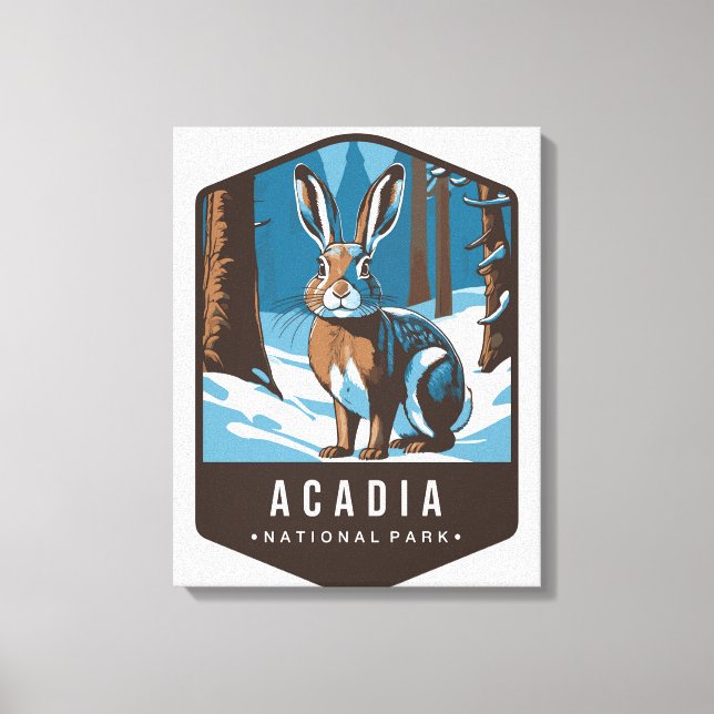 PARQUE NACIONAL ARCDIA Impressão em Tela Esticada (Frente)