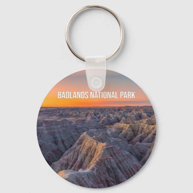 Parque Nacional Badlands Souvenir Chaveiro (Frente)