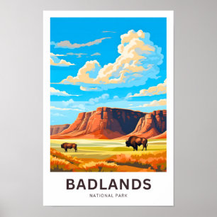 Parque Nacional Badlands Viagem Impressão
