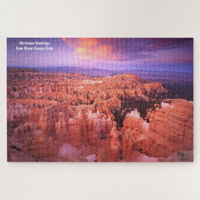 Parque Nacional Bryce Canyon Utah. Quebra-cabeça (Horizontal)