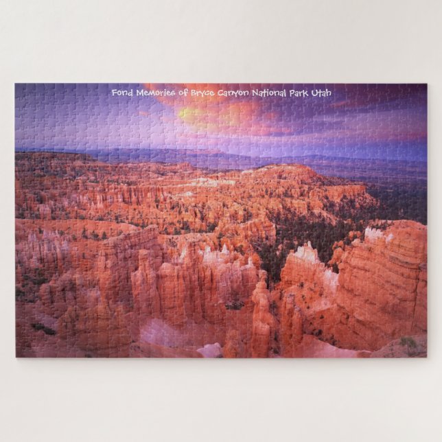 Parque Nacional Bryce Canyon Utah. Quebra-cabeça (Horizontal)