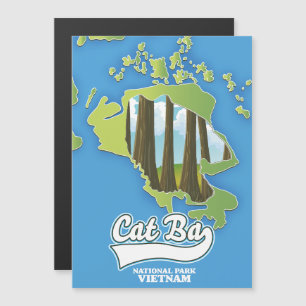 parque nacional cat ba mapa de viagem vietnã