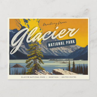 Parque Nacional da Geleira, Montana Cartão Postal