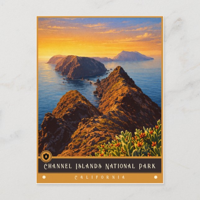 Parque Nacional das Ilhas do Canal | Cartão Postal (Frente)
