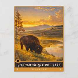 Parque Nacional de Yellowstone | Cartão Postal Ant