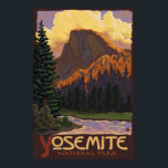 Parque Nacional de Yosemite - Meia Poster de viage<br><div class="desc">Aqui está um dos nossos Posteres de viagens de Estilo Vintage. Todos os designs são feitos por hábitos que se assemelham a posters do início da década de 1900. Esses pedaços de carregar de alto detalhe,  cor profunda e nossa atenção cuidadosa à qualidade.</div>