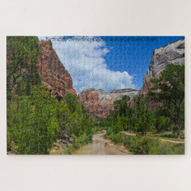 Parque Nacional de Zion Utah Quebra-Cabeça (Horizontal)