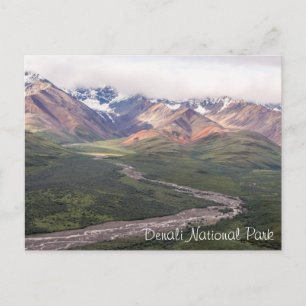 Parque Nacional Denali - Alasca Cartão postal