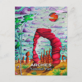 Parque Nacional dos Arcos Utah Cartão Postal de Ar
