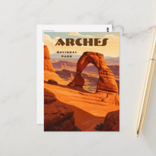 Parque Nacional dos Arcos, Utah, EUA Cartão Postal