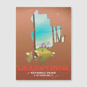 Parque Nacional Grand Teton Wyoming Mapa