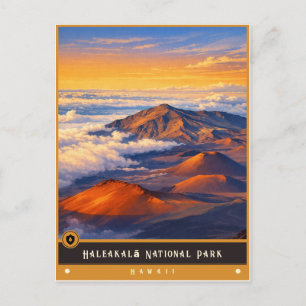 Parque Nacional Haleakalā   Cartão Postal Antigo