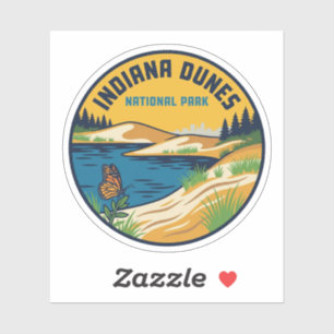 Parque Nacional Indiana Dunes Adesivo de Viagem
