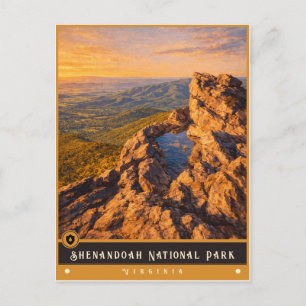 Parque Nacional Shenandoah   Cartão Postal Antigo