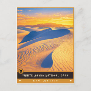 Parque Nacional White Sands Cartão Postal Antigo
