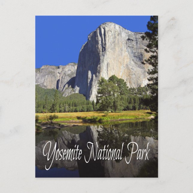 Parque Nacional Yosemite, Cartão de Posto da Calif (Frente)