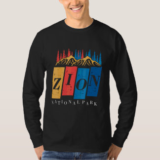 Parque Nacional Zion Utah Canyon Camiseta de Lembr