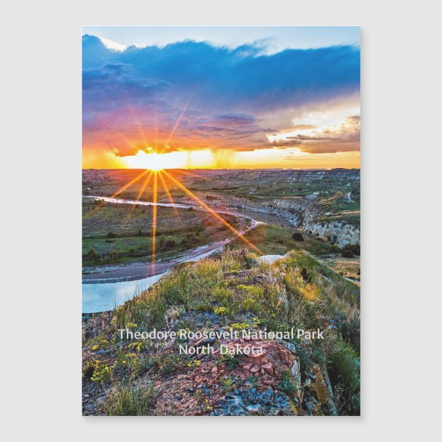 Parque Theodore Roosevelt, da Dakota do Norte (Frente)