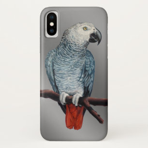 Parrot capas de iphone da Cinza africana