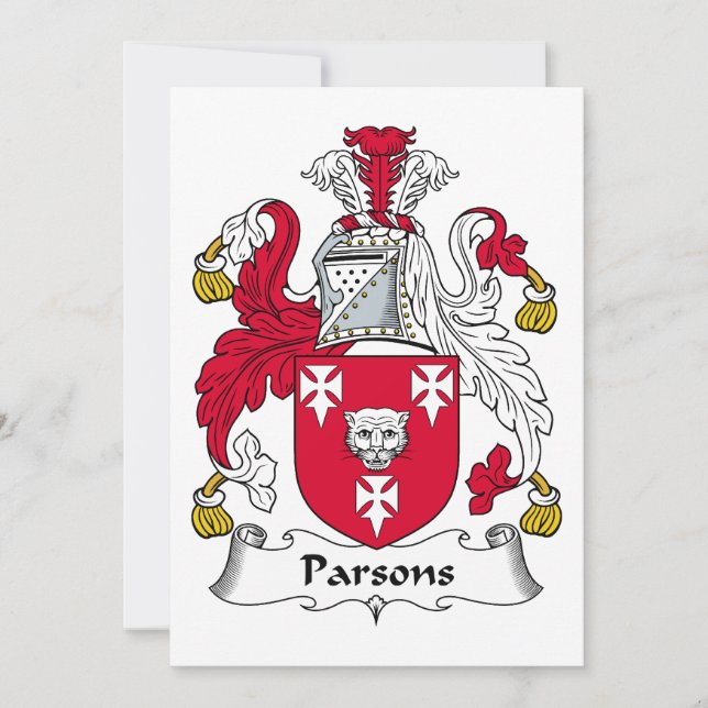 Parsons Family Crest (Frente)