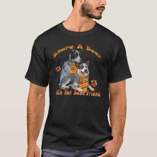 Parte australiana do cão do gado um t-shirt da
