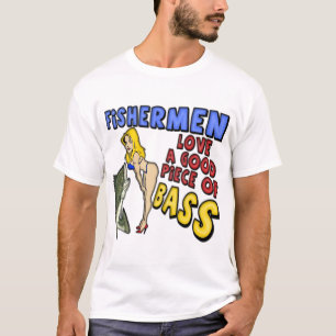 Parte de t-shirt e de presentes da pesca da perda