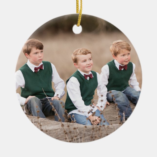 PARTE DIANTEIRA da FOTO dos enfeites de natal e da (Frente)